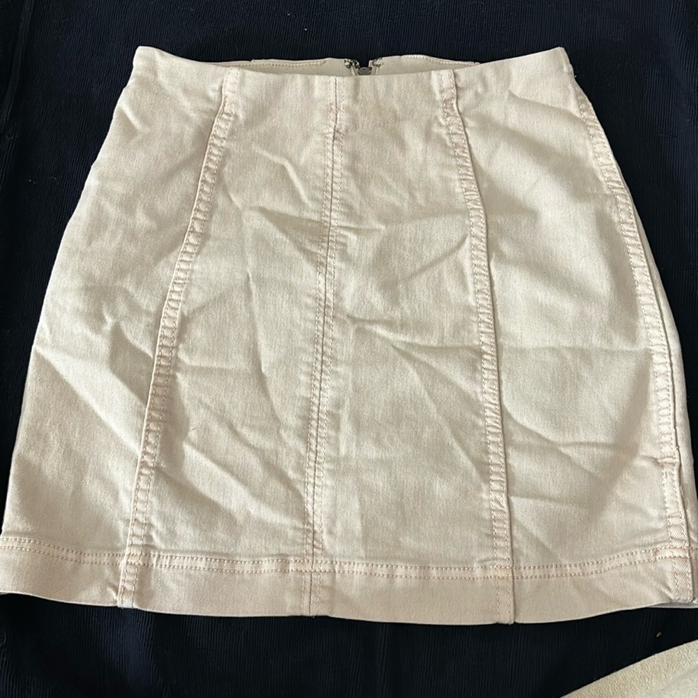 Free People light pink denim  Skirt